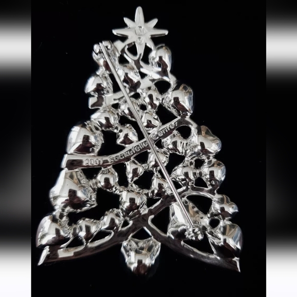 2007 Swarovski Crystal Rockefeller Center Retired Christmas Tree Brooch - Picture 3 of 11